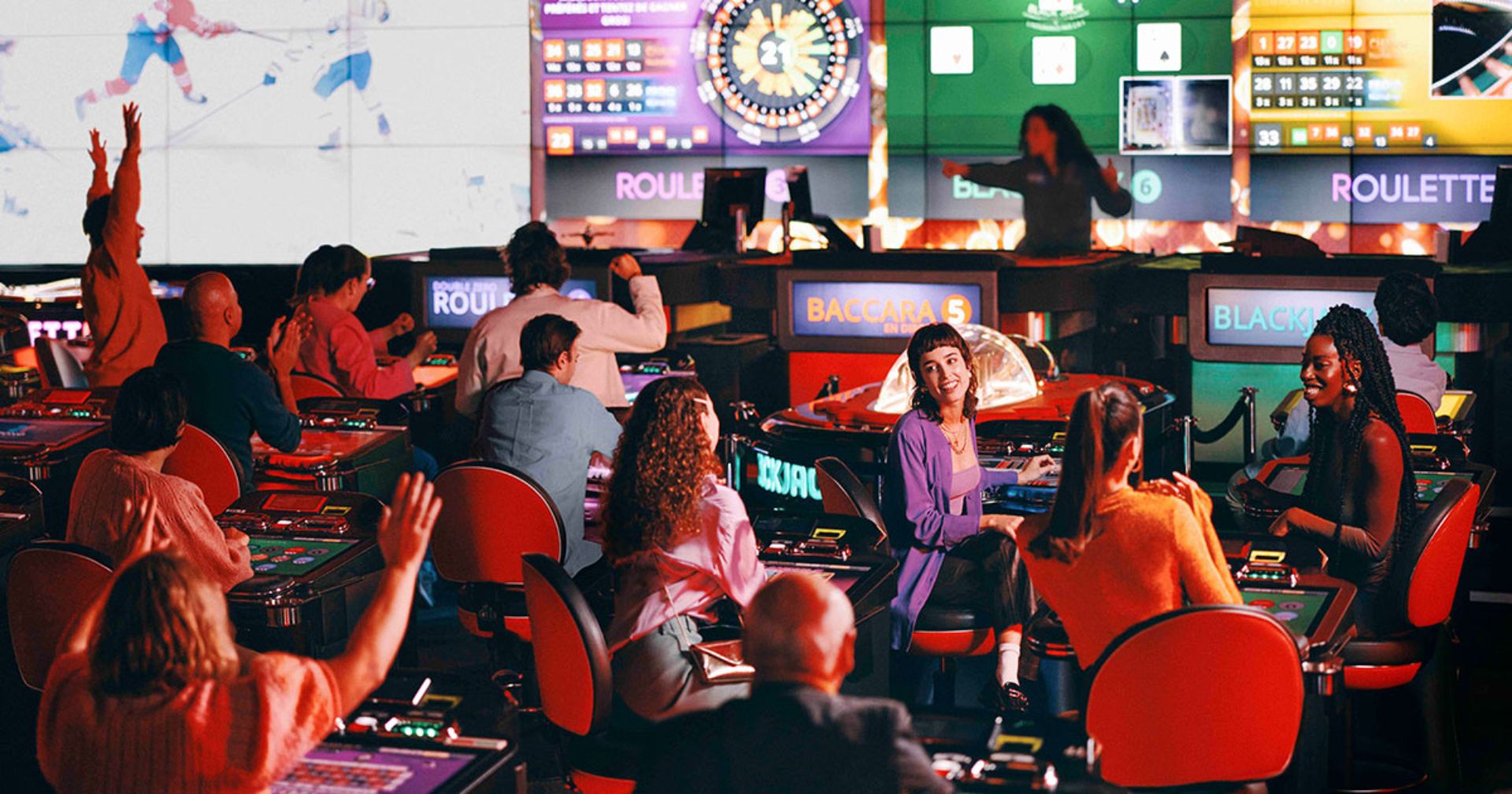 The Zone interactive gaming area at Casino Lac-Leamy